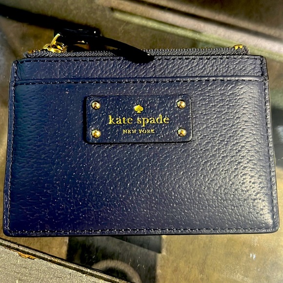 Kate Spade Card Holder Navy
